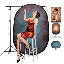 Popup Backdrop Collapsible Support Stand Wheel Cotton Screen Pop Up Studio UK