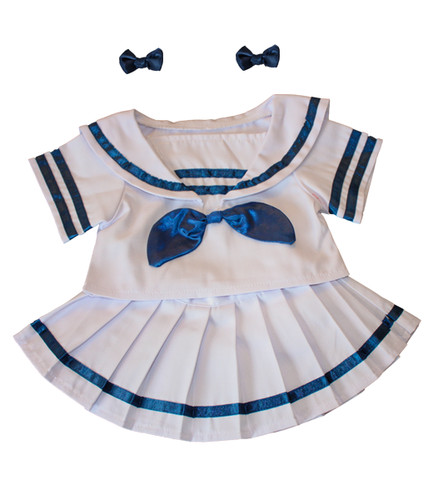 Sailor girl with bows - with, teddy
