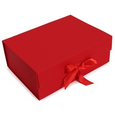 XL Red Flat Pack Gift Box