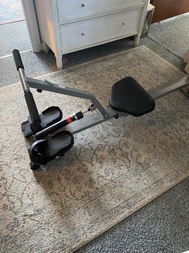 Foldable rowing machine - foldable, for