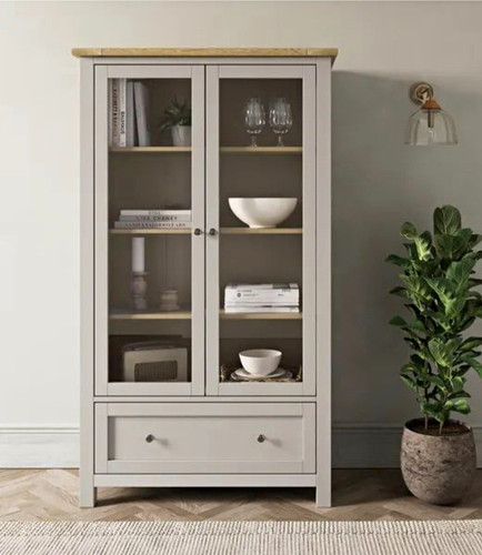 Grey display cabinet glass - display,
