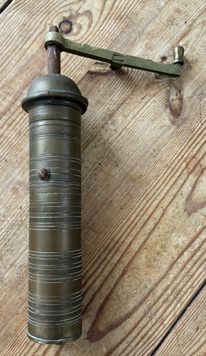 Vintage brass coffee - vintage, grinder