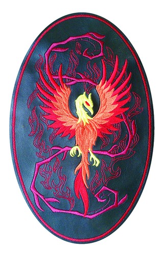 Faux leather phoenix - leather,