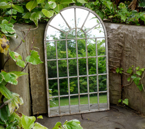Large arched window metal - large,