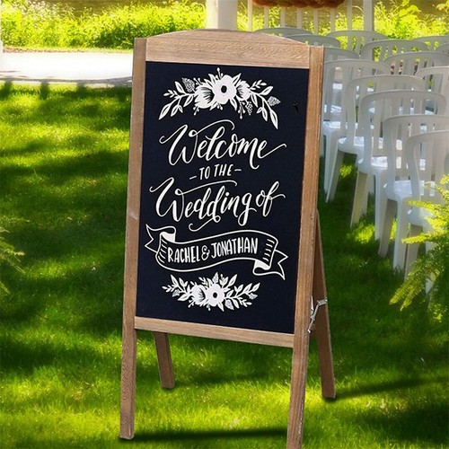 Large frame chalkboard - large, led