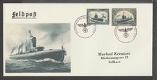 ✔️ GERMANY 3. Reich WWII FIELD POST Submarine REPRODUCTION