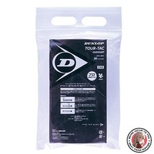 NEW DUNLOP Tennis Hard Tennis Overgrip Wet Type TOUR-TAC 30 Pieces White DTA2012