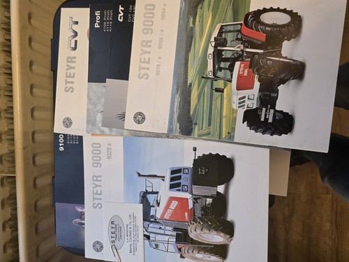 Steyr tractor brochures - tractor,