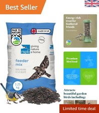Feeder Mix 3.25kg for Small Birds - Sunflower Seeds, Oats, Canary Seed - Non-...