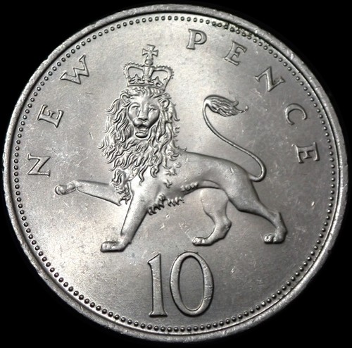 New pence 1971 - new,