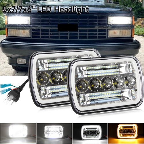 7x6 5x7 inch square - 7x6", led