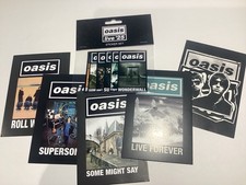 OASIS Live '25 Official Tour Merch - Singles Covers Sticker Pack & Postcard Set