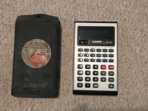 Vintage 1970s casio 15 - 1970s, fx-15