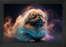 Spirit Animal Pekingese Framed