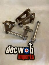 Kawasaki KX500 1989 New Docwob Engine mount and head stay plates with bolts