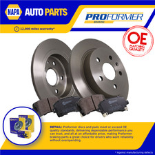 2x Solid Brake Discs and Pads