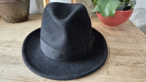 Christys london black fedora - london,