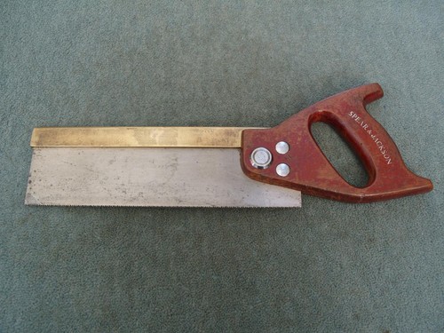 Brass backed dovetail saw - brass,