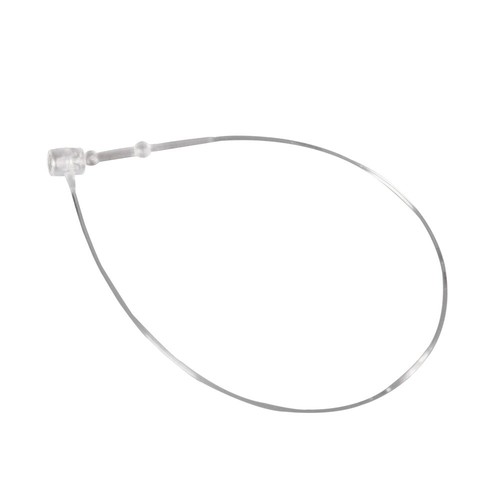 Clear plastic loop - clear, lock