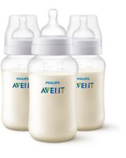 PHILIPS AVENT ANTI-COLIC BABY BOTTLES 11OZ AND MEDIUM FLOW NIPPLES - 3 PACK