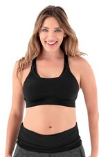 Belly Bandit ActiveSupport Nursing Sports Bra Black