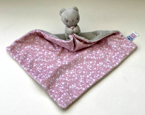 Sainsburys grey pink floral - tu,