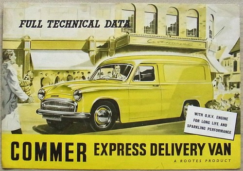 Commer express delivery van - delivery,