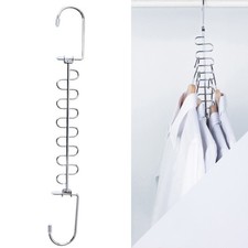  Space Saving Hanger Skirt Hangers Multi-hole Rack Clothes Drying