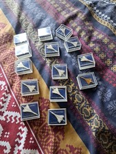 Concorde Vintage Tie Pin 22-Carat Gold-Plated Lapel Badge Tie Pin