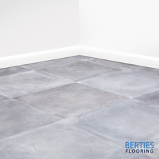 Chelsea Slate Tile Vinyl Flooring, Roll Lino 2m or 4m Kitchen Bathroom Non Slip 