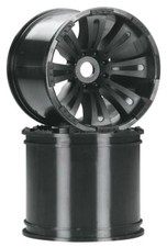 NEW Axial 8 Spoke 1/8th Monster Truck Wheels Black 2
