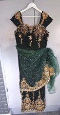  Lehenga Choli Green Gold