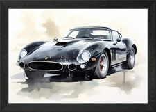 Black Ferrari 250 GTO Car