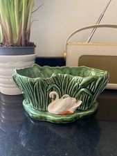 Vintage Sylvac Swan Pond Grass