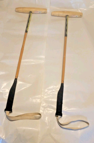 Pair vintage polo mallets 32 - vintage, #32