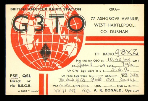 Qsl amateur radio - amateur, a