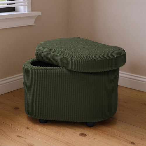 Oval ottoman pouffe seat stool - oval,