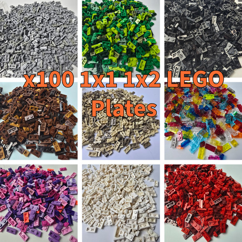 Lego x100 1x1 - lego, 1x2