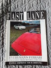FAST LANE 05/1987 featuring Toyota MR2, Ferrari, Lamborghini, Audi, Rover, Volvo