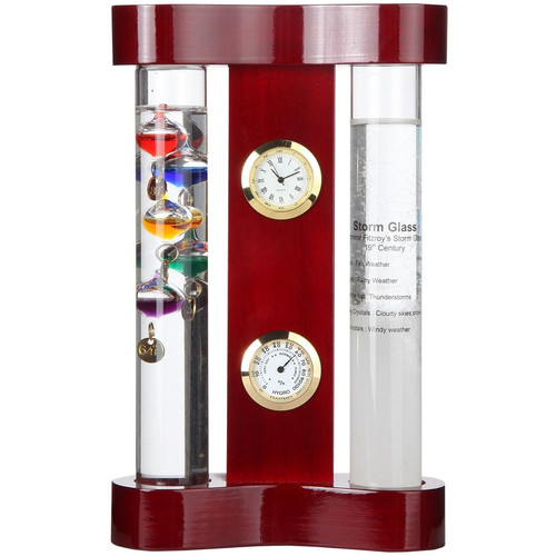 Analog weather station with - station,