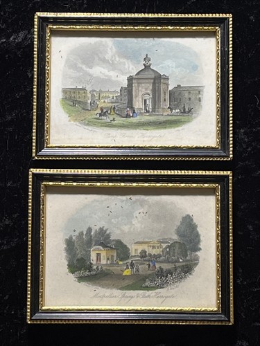 Two small antique - two, engravings