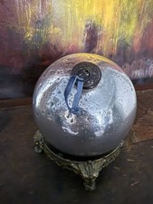 Large Mercury Glass Witches Ball #1