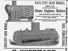 1887 ERIE CITY IRON WORKS