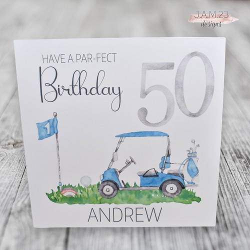 Personalised male golf - personalised,
