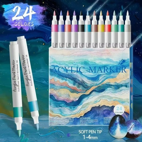 Colors acrylic paint marker - 24,