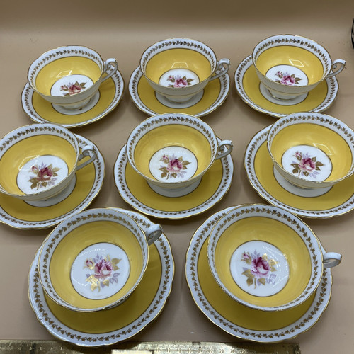 Royal cauldon rare yellow - cauldon,