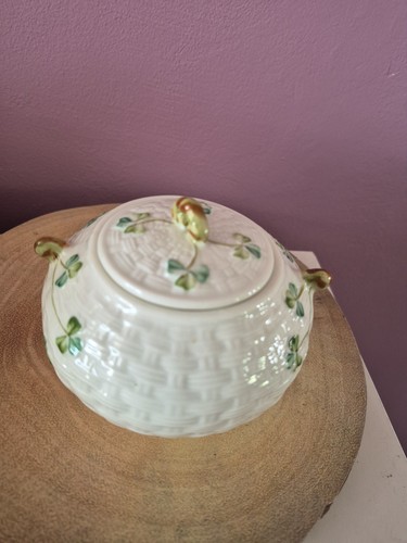 Belleek china sugar bowel - belleek,