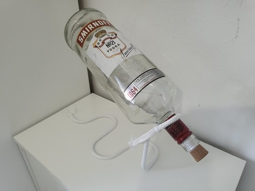 Smirnoff upcycled lamp with - lamp,,