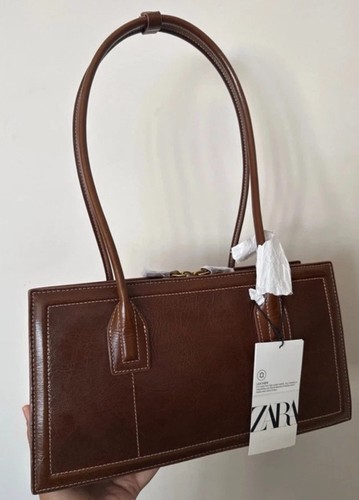 Zara women leather brown - women’s,