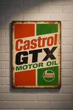 Castrol Gtx motor oil metal